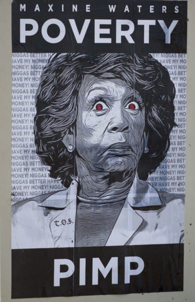 Maxine-Waters-Poverty-Pimp-Posters-in-Inglewood-665x1024
