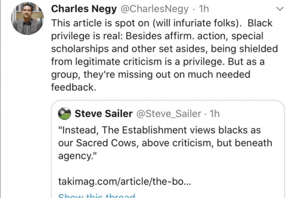 Charles Negy tweet
